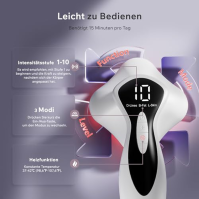 Depsoul Anti Cellulite Massager Electric, bezdrátový masážní přístroj proti celulitidě pro masáž pasu, břicha, hýždí, paží, noho